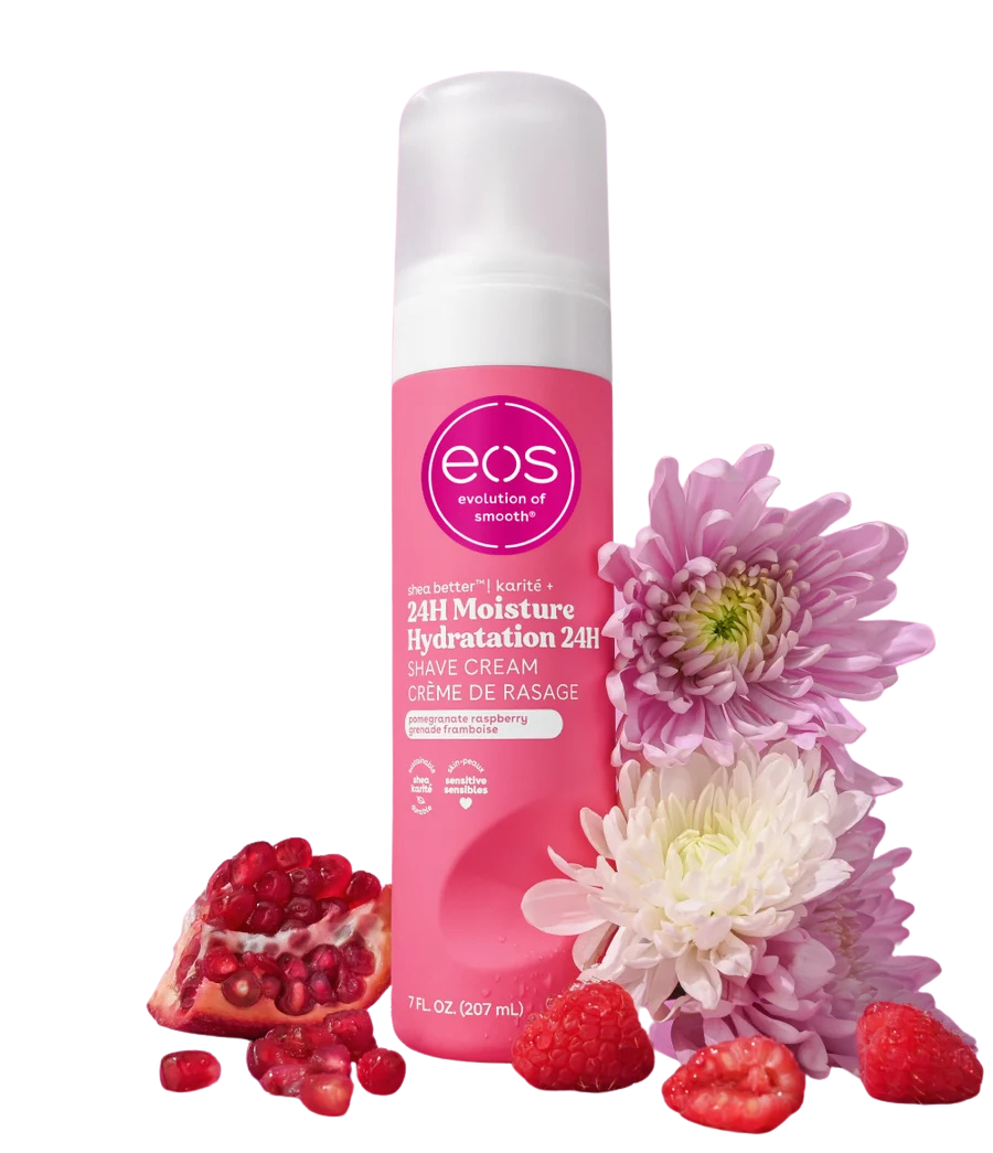 Crema de Afeitar EOS Shea Better Pomegranate Raspberry