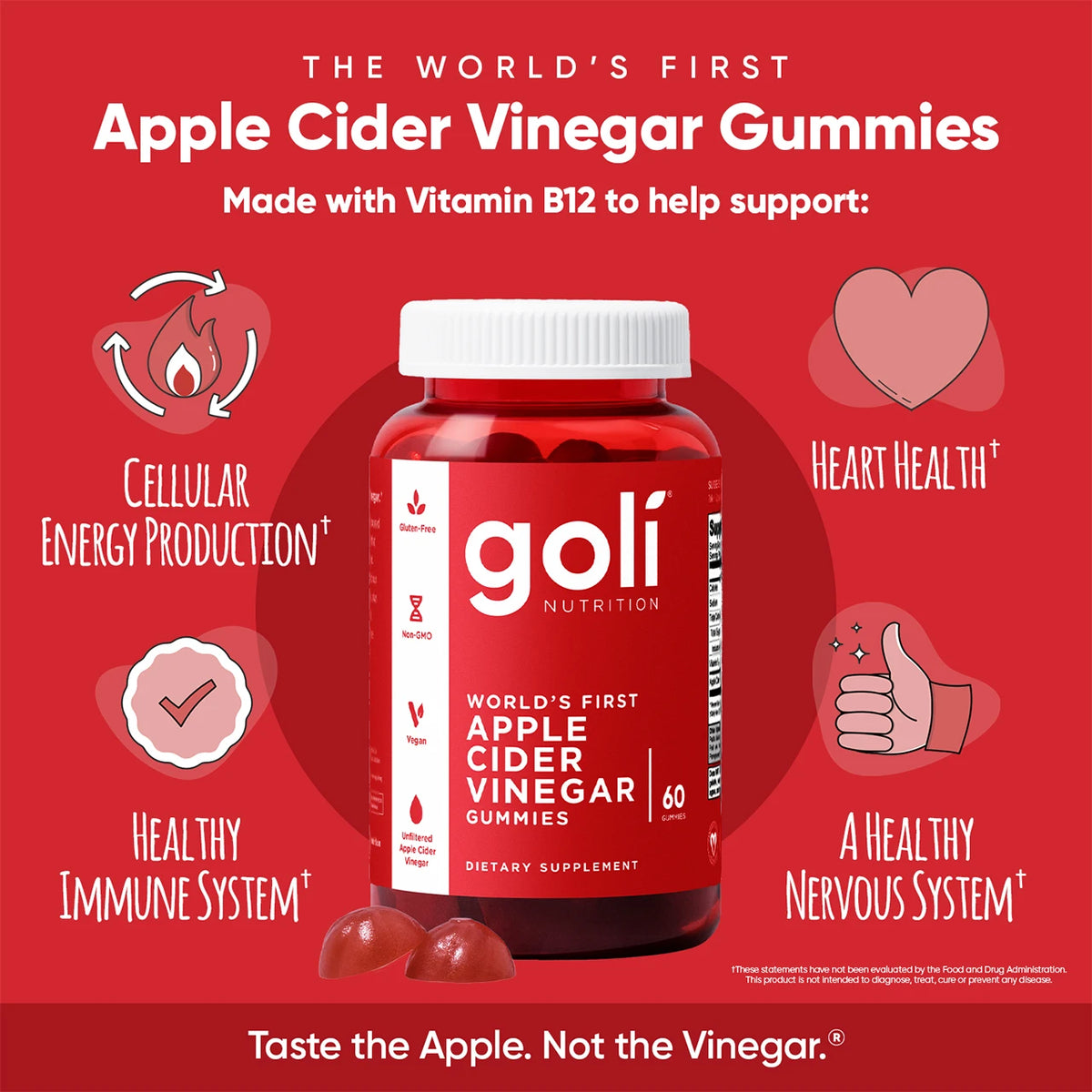 Gomitas de Vinagre de Manzana Goli Apple Cider Vinegar