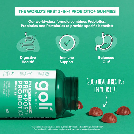 Gomitas 3 en 1 Goli Probiotic