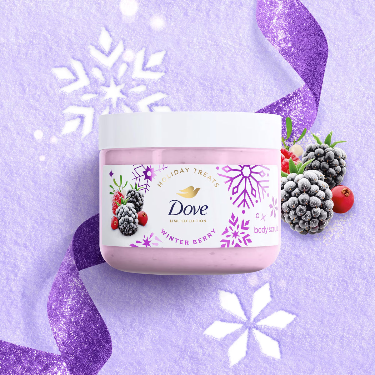 Exfoliante Corporal Dove Limited Edition Winter Berry Scrub