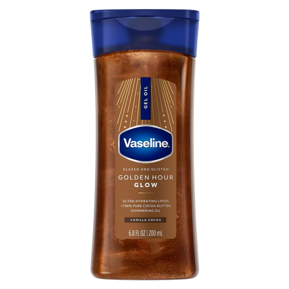 Gel Aceite Corporal con Shimmer Vaseline Golden Hour Glow