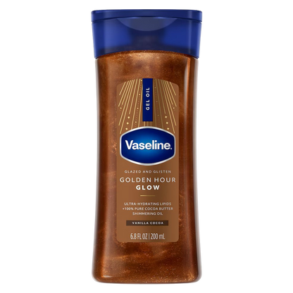 Gel Aceite Corporal con Shimmer Vaseline Golden Hour Glow