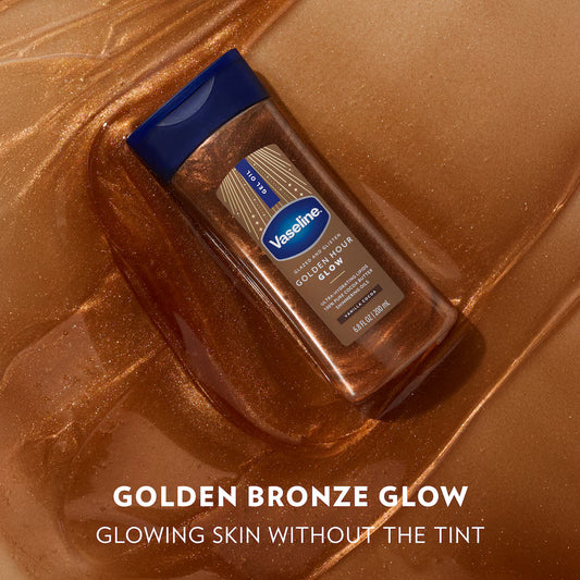 Gel Aceite Corporal con Shimmer Vaseline Golden Hour Glow