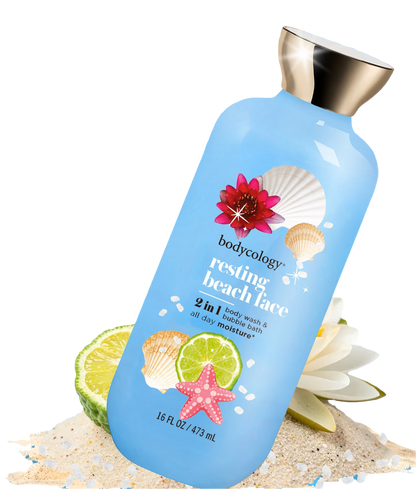 Gel de Baño & Baño de Burbujas 2 en 1 Bodycology Resting Beach Face
