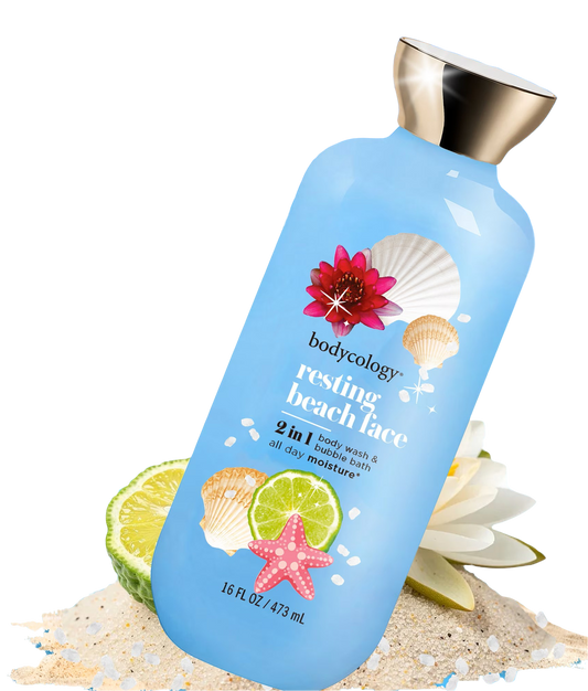 Gel de Baño & Baño de Burbujas 2 en 1 Bodycology Resting Beach Face