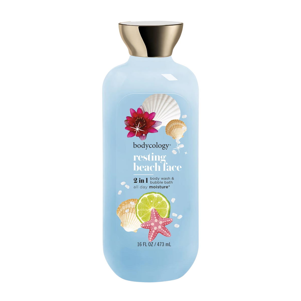 Gel de Baño & Baño de Burbujas 2 en 1 Bodycology Resting Beach Face