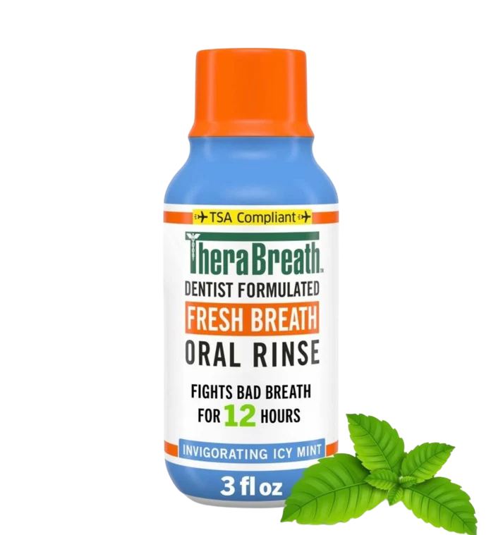 Enjuague Bucal TheraBreath Mini Icy Mint