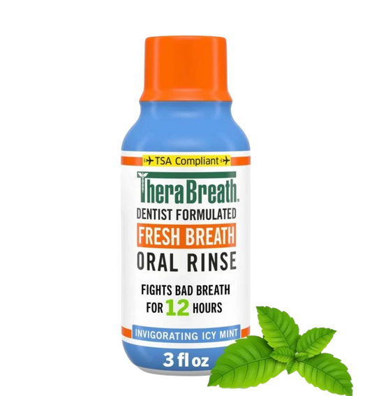 Enjuague Bucal TheraBreath Mini Icy Mint