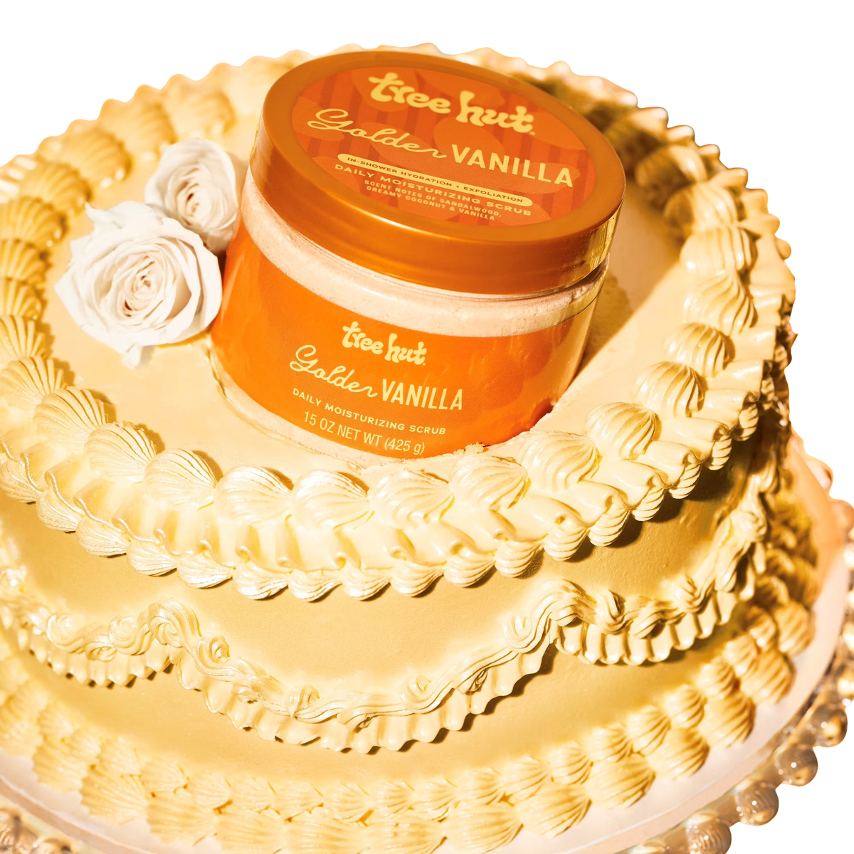 Exfoliante Hidratante Diario Tree Hut Golden Vanilla